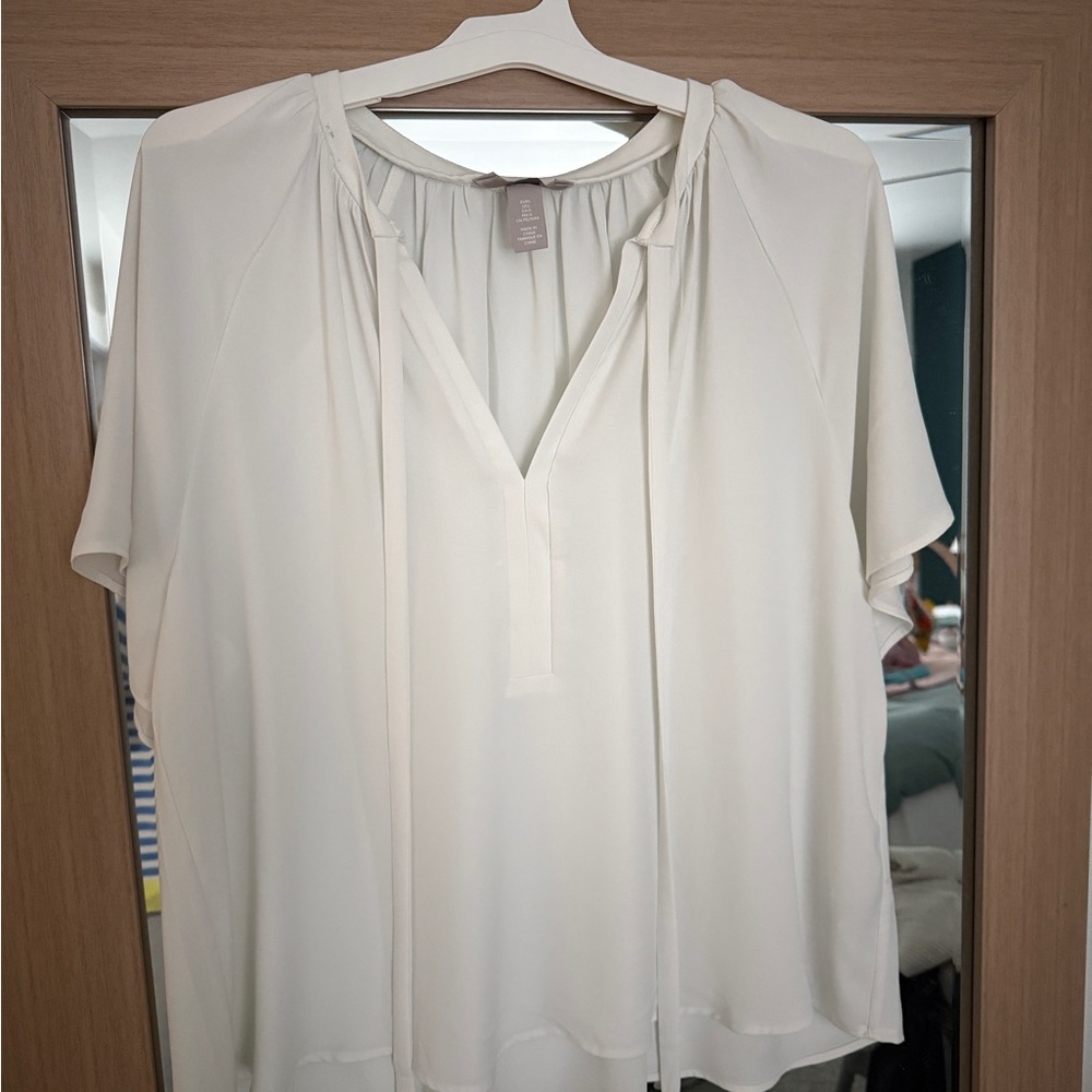 H&M white Women's Blouse